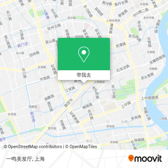 一鸣美发厅地图