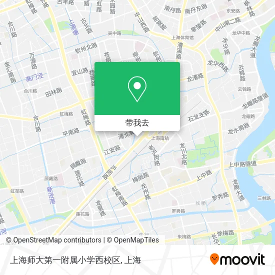 上海师大第一附属小学西校区地图