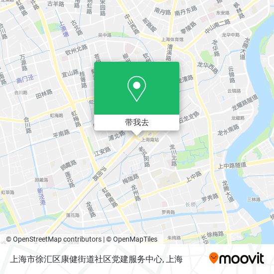 上海市徐汇区康健街道社区党建服务中心地图