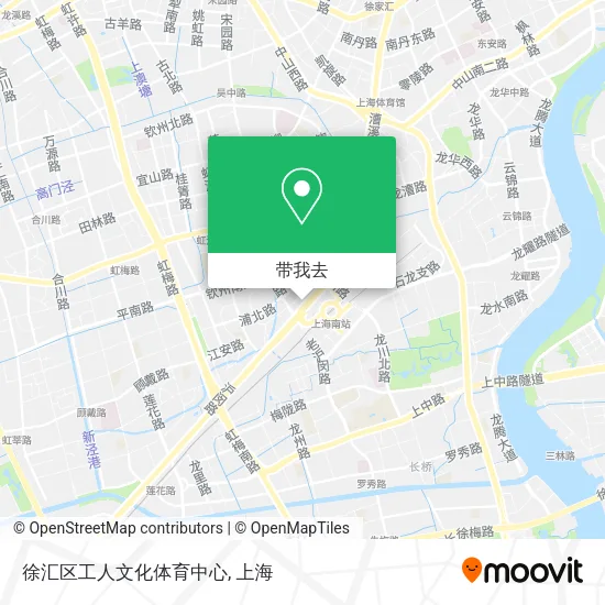 徐汇区工人文化体育中心地图