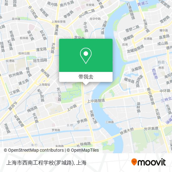 上海市西南工程学校(罗城路)地图