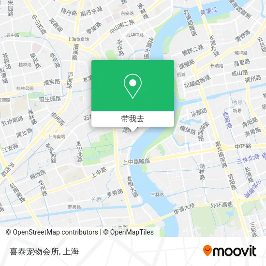 喜泰宠物会所地图