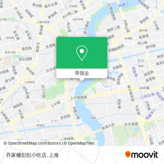 乔家栅彭彭小吃店地图