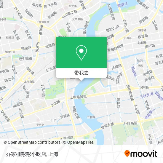 乔家栅彭彭小吃店地图