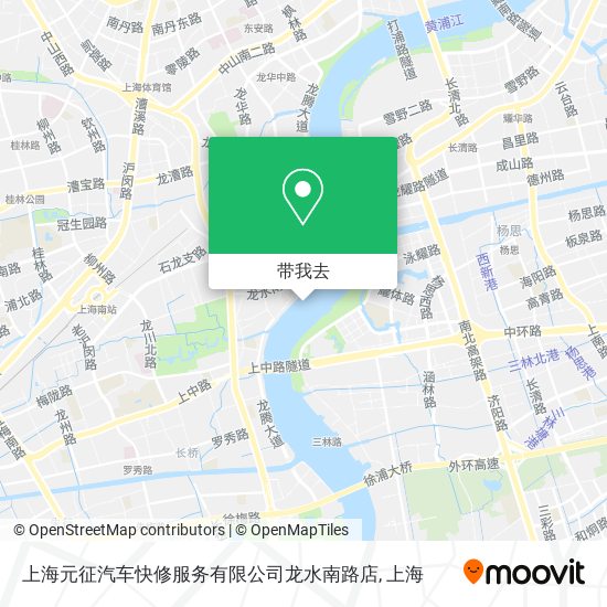 上海元征汽车快修服务有限公司龙水南路店地图