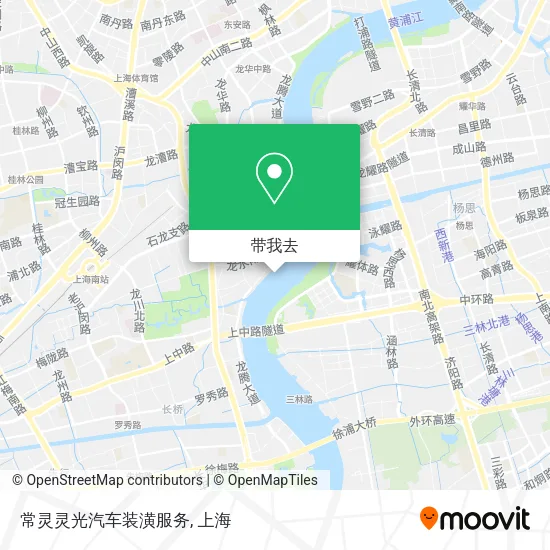 常灵灵光汽车装潢服务地图