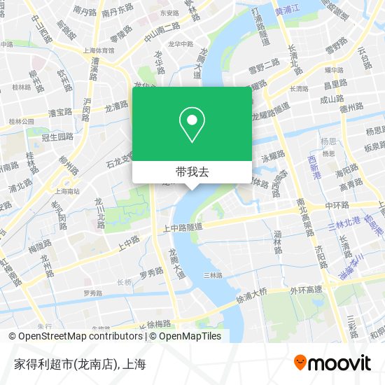 家得利超市(龙南店)地图