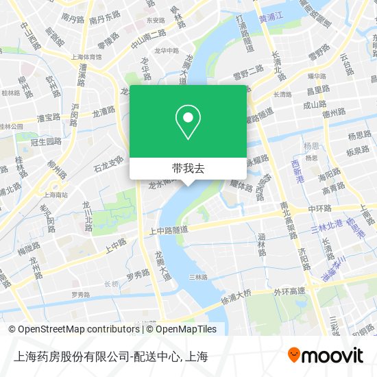 上海药房股份有限公司-配送中心地图