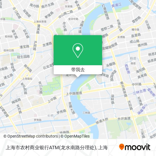 上海市农村商业银行ATM(龙水南路分理处)地图