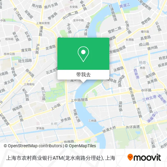 上海市农村商业银行ATM(龙水南路分理处)地图