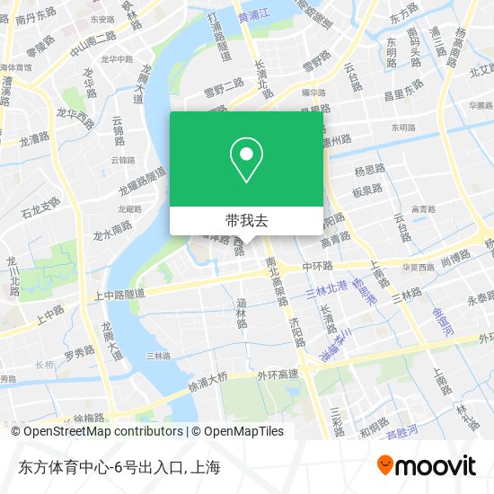 东方体育中心-6号出入口地图