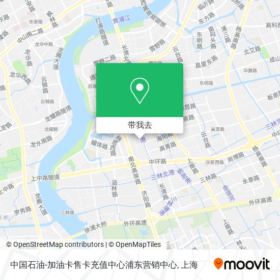 中国石油-加油卡售卡充值中心浦东营销中心地图