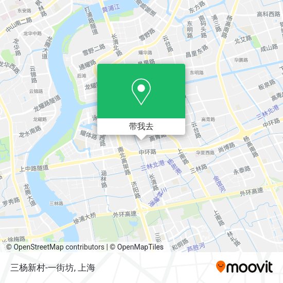 三杨新村-一街坊地图