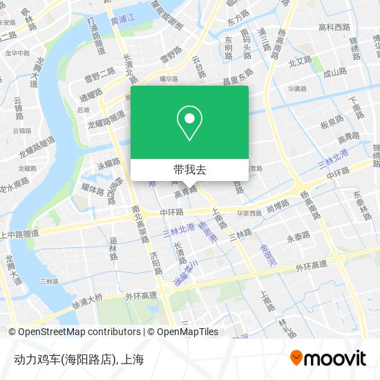 动力鸡车(海阳路店)地图