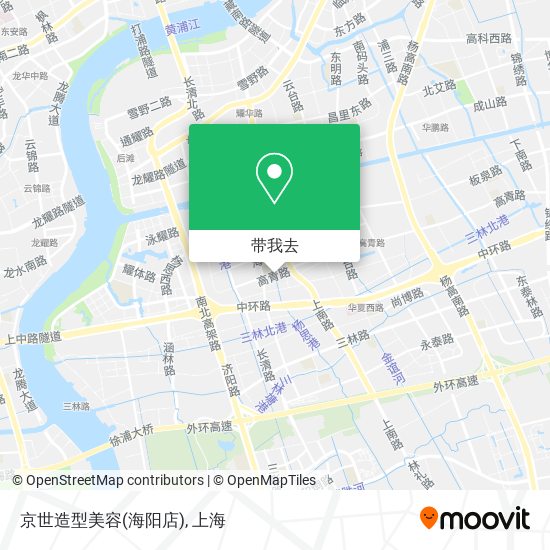 京世造型美容(海阳店)地图