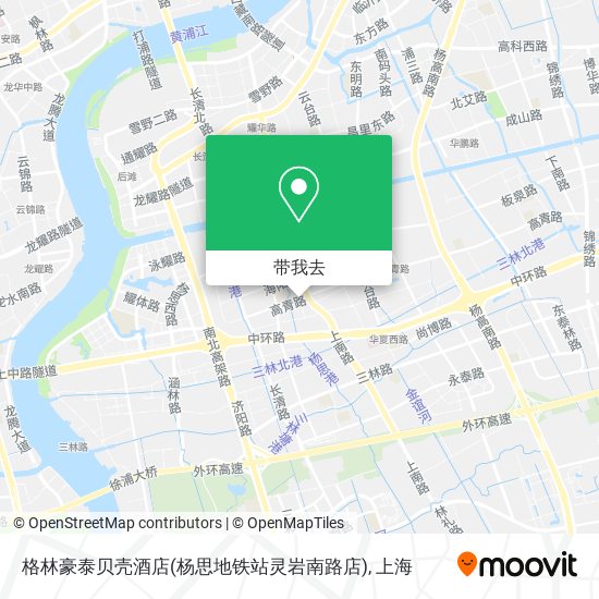 格林豪泰贝壳酒店(杨思地铁站灵岩南路店)地图