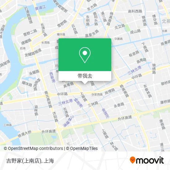 吉野家(上南店)地图