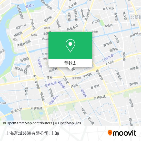 上海富城装潢有限公司地图