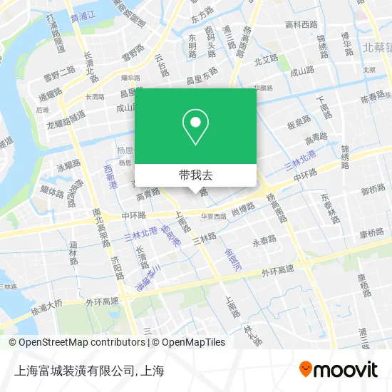 上海富城装潢有限公司地图