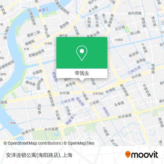 安泽连锁公寓(海阳路店)地图