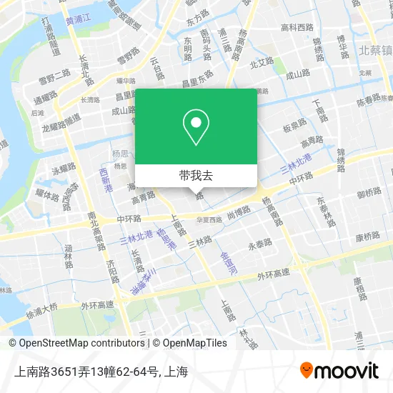 上南路3651弄13幢62-64号地图