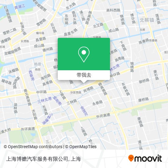 上海博赡汽车服务有限公司地图
