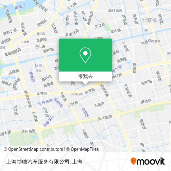 上海博赡汽车服务有限公司地图