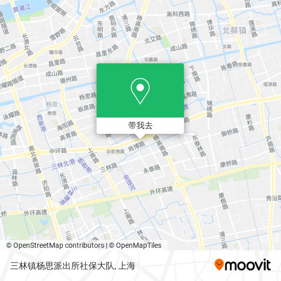 三林镇杨思派出所社保大队地图