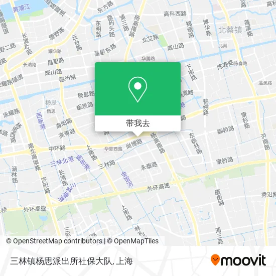 三林镇杨思派出所社保大队地图