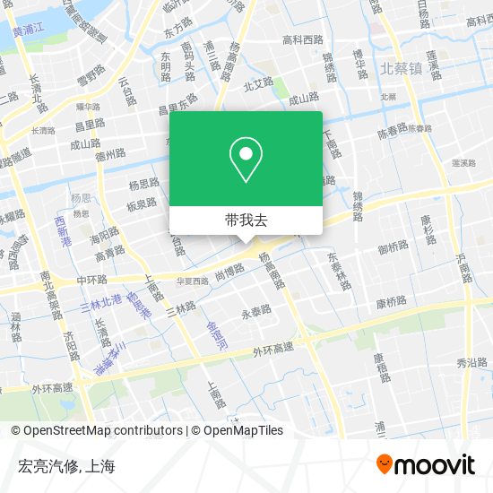 宏亮汽修地图