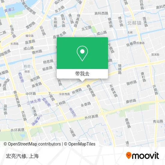 宏亮汽修地图