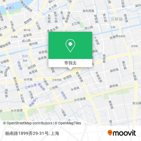 杨南路1899弄29-31号地图