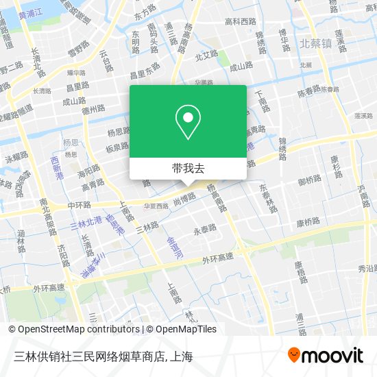三林供销社三民网络烟草商店地图