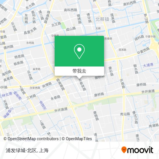 浦发绿城-北区地图