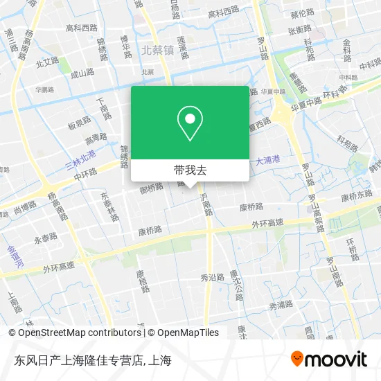 东风日产上海隆佳专营店地图