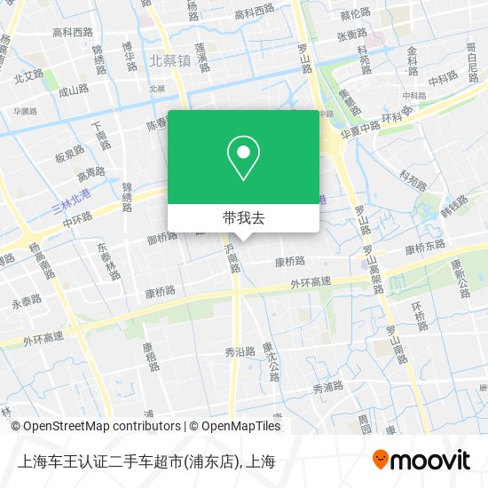 上海车王认证二手车超市(浦东店)地图