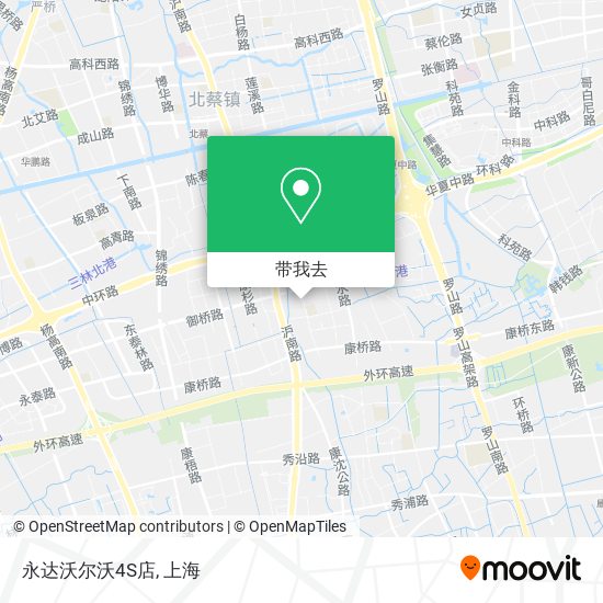 永达沃尔沃4S店地图