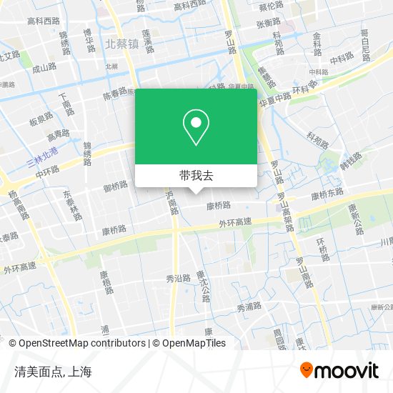 清美面点地图