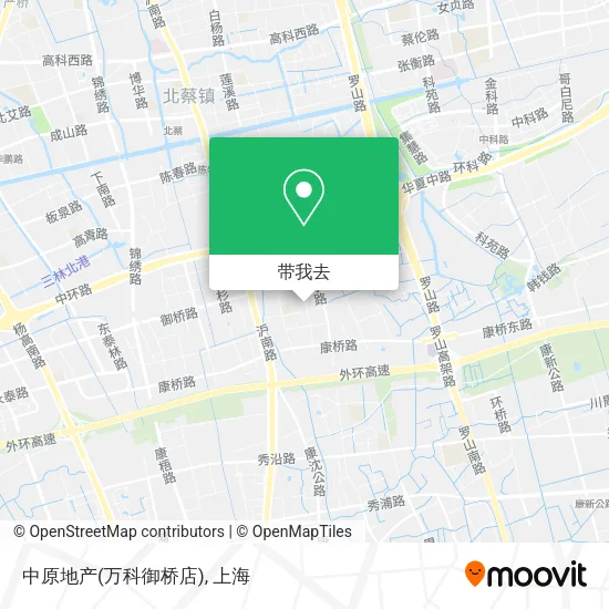 中原地产(万科御桥店)地图