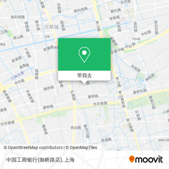 中国工商银行(御桥路店)地图