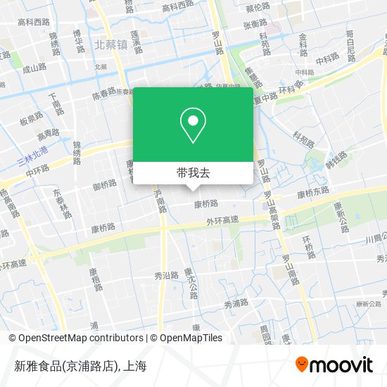 新雅食品(京浦路店)地图