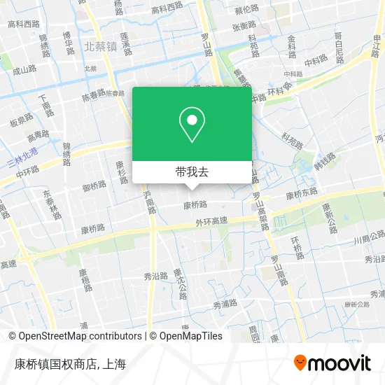 康桥镇国权商店地图