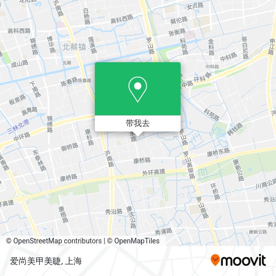 爱尚美甲美睫地图