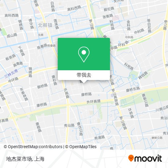 地杰菜市场地图