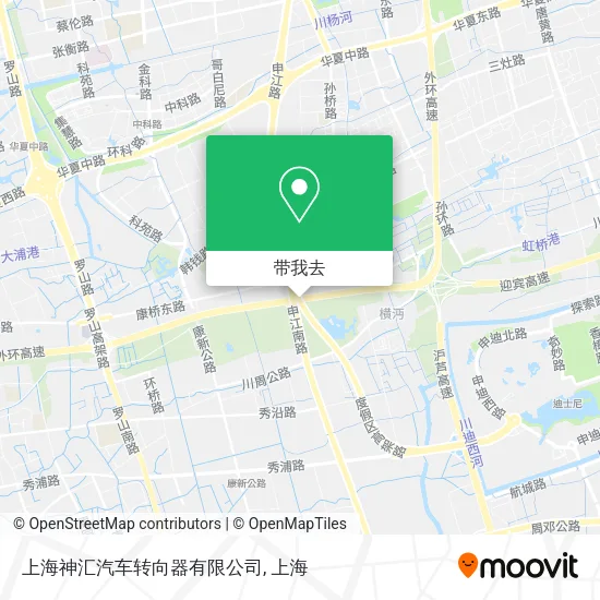 上海神汇汽车转向器有限公司地图