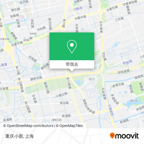 重庆小面地图