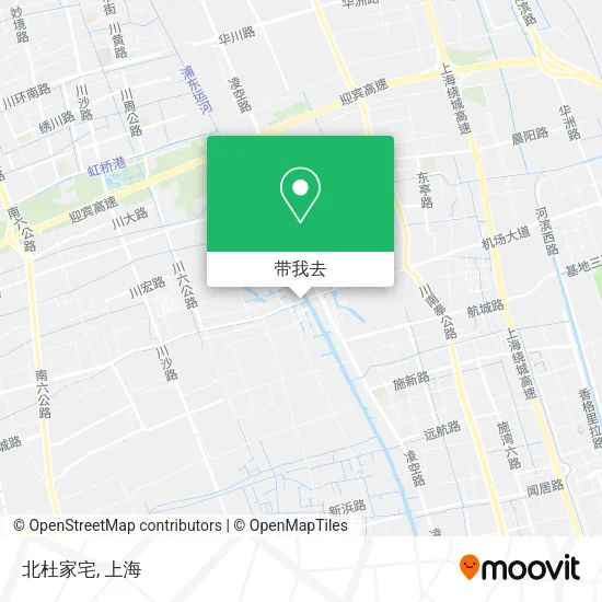 北杜家宅地图