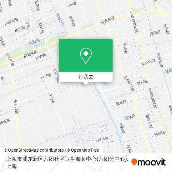 上海市浦东新区六团社区卫生服务中心(六团分中心)地图