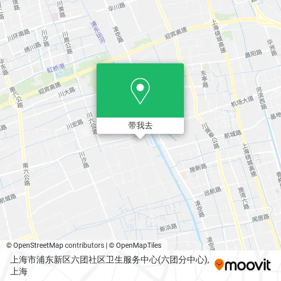 上海市浦东新区六团社区卫生服务中心(六团分中心)地图