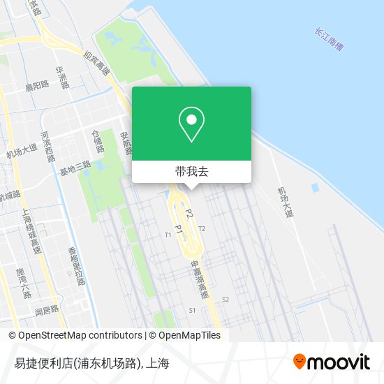 易捷便利店(浦东机场路)地图